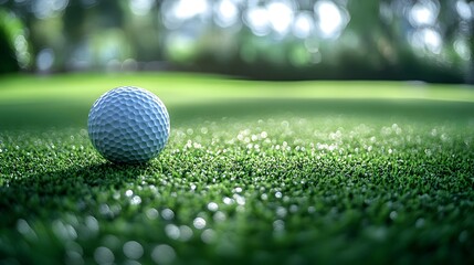 Professional golf training facility features indoor simulator with artificial turf, virtual screen and LED lighting, creating premium sports environment with modern technological integration.