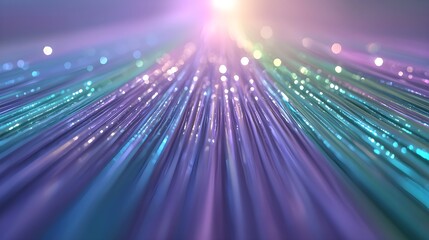 Abstract vibrant light trails in a colorful spectrum