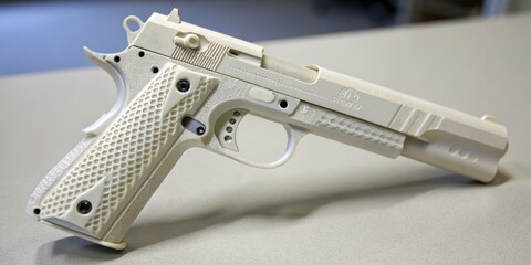 3D printed ghost gun handgun crime murder hitman three dimensional 