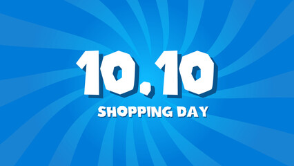1010 banner de data de compras shopping day