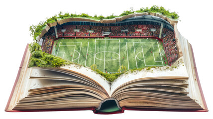 PNG Football stadium sports book publication.