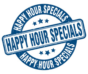 HAPPY HOUR SPECIALS STAMP