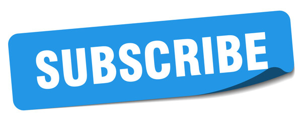 SUBSCRIBE STICKER