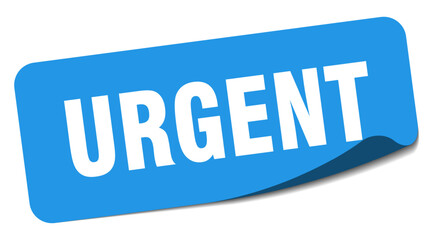 URGENT STICKER