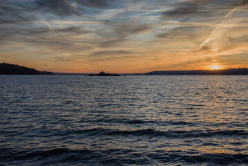 Sunset at Tollense Lake