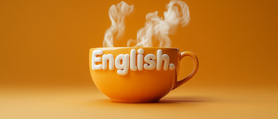 Steaming Mug of English.