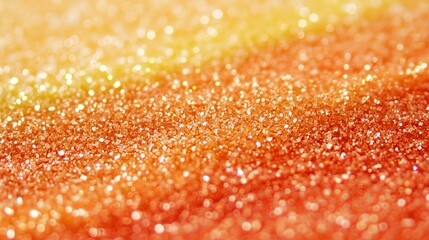 Orange to Yellow Gradient Background with Glitter Effect for Stunning Visual Appeal