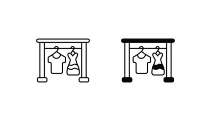 Cast Suit icon design with white background stock illustration