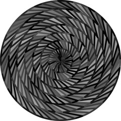 black and white sphere