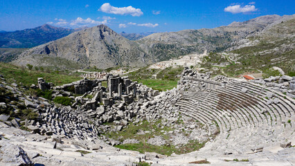 Amphitheatre of Sagalassos, Ancient Theater Ruins