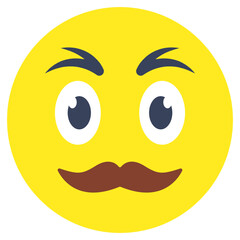 A unique design icon of father emoji