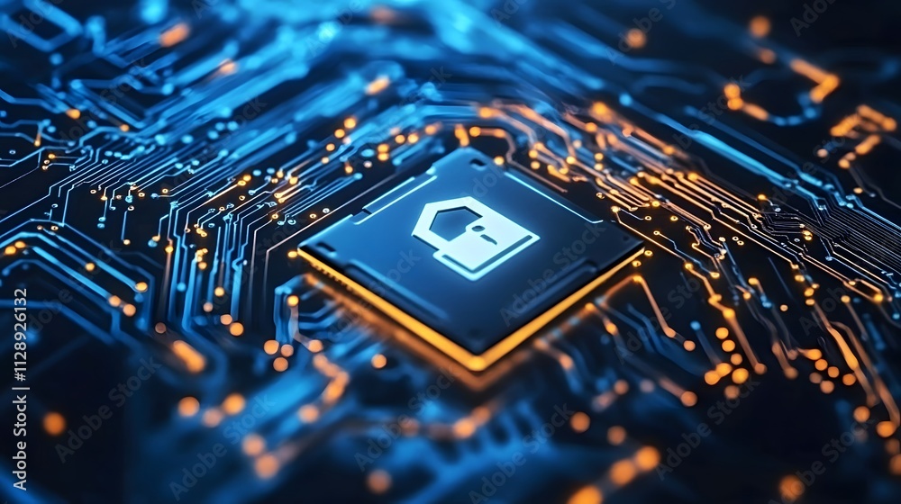 Poster security features fortifying microchips with encryption, secure boot protocols, and advanced protect