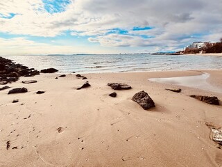 rocks on the beach