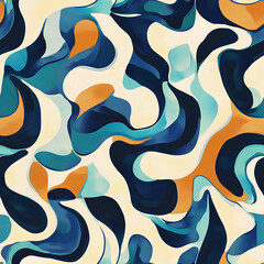 Abstract art background with seamless pattern