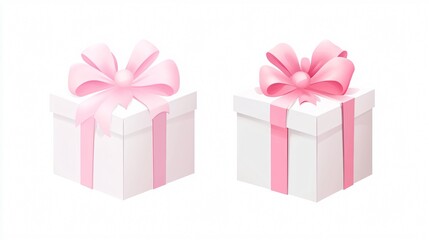 Obraz premium 2D Open Gift Box Surprise for Special Occasions with Gifting Concept