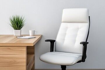 A creative workspace featuring a drafted email, with a cup of coffee and a motivational poster on the wall