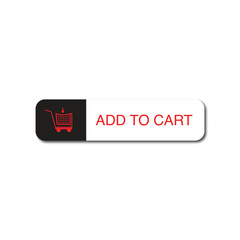 Premium Vector Add to Cart Button - Web Button with Shopping Cart Icon