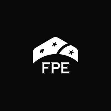 FPE letter logo design on white background. Creative  modern FPE letter logo design. Vector design.