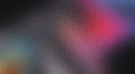 Dark Grainy Background, Luminous Shift, Noise texture banner backdrop poster cover design