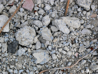 背景用画像、砂利。