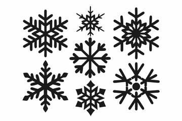 Obraz premium snowflake icon vector design on white background