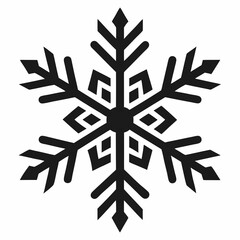 snowflake icon vector design on white background