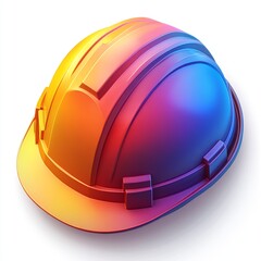 Colorful Safety Helmet - Industrial Design