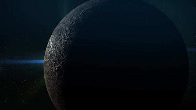 4K Ceres Planet in Deep Space