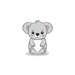Koala cartoon illustration