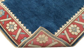 Textures and patterns in color from woven carpets