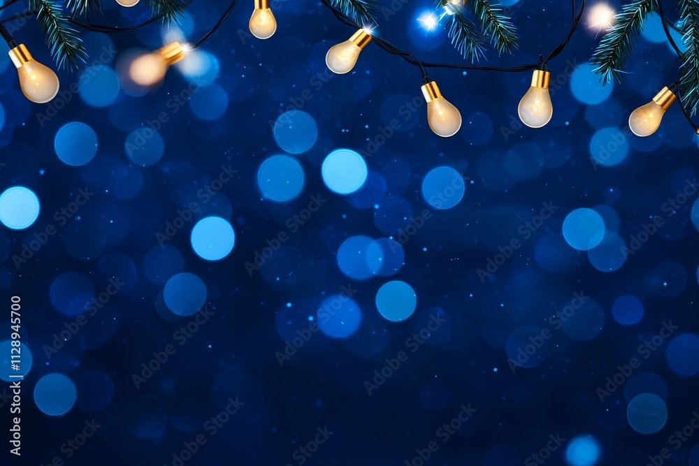 Poster a dynamic abstract scene with colorful bokeh lights and shimmering sparkles.