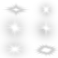 Png Light effects. Png Isolated white transparent light effects, glare, explosion, sparkle, dust, line, solar flare, spark and stars, spotlight, curve rotation. Sunlight, abstract special effect.	
