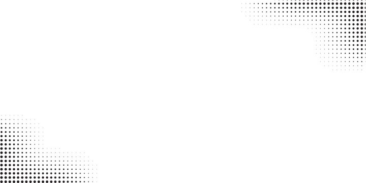 Wave halftone pattern. Halftone dots background. Vector