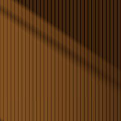 Obraz premium shadow wall with lighting effect. Christmas wooden wall effect design with light and shadow vector graphic design.