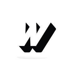 Letter W logo template vector illustration