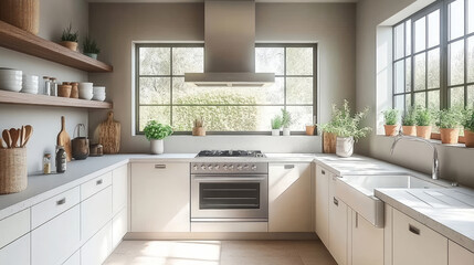 Fototapeta premium Modern kitchen interior design