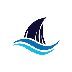 Ship logo template vector illustration