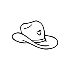 cowboy hat illustration