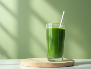 healthy green juice, generative ai