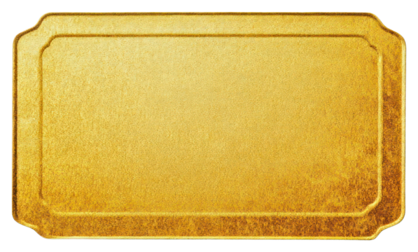 PNG A blank golden ticket electronics accessories rectangular.