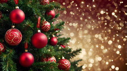 christmas tree decoration, ai generated