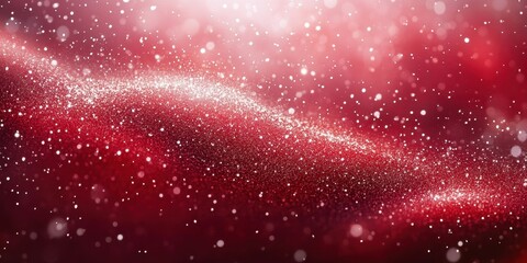 Cosmic Explosion Art, Vibrant Red and Pink Galaxy, 3D Digital Layered banner, Sparkling Stars, Glowing Center for Science-Themed Backgrounds and Digital Art Projects