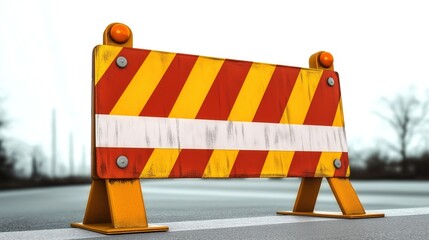 prohibited barrier Not Allowed Sign