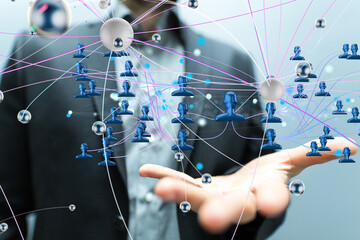 team hierarchy connection group digital