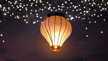Obraz premium a lantern in the sky