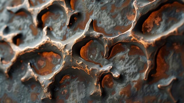 A closeup shot captures the intricate patterns formed by a skilled welders precise movements showcasing their technical expertise.