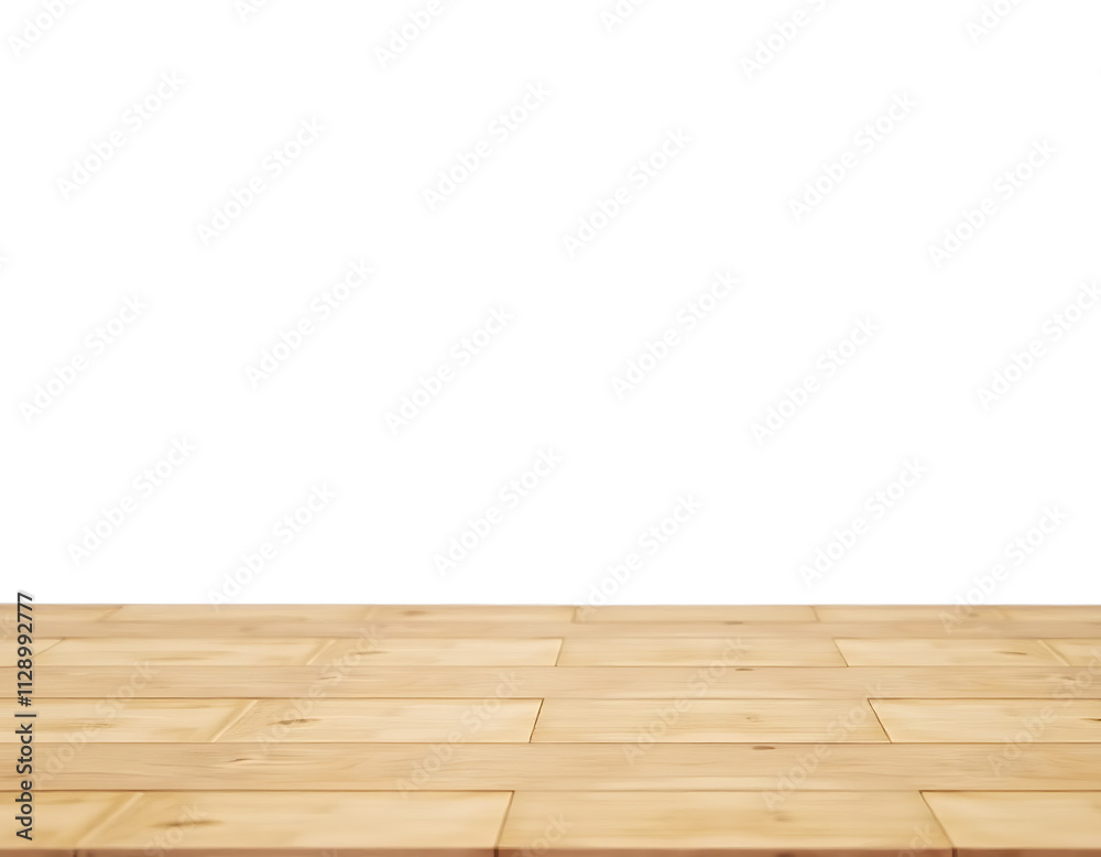 Poster wooden tabletop texture with a clean white background ideal for product displays and visual layouts 