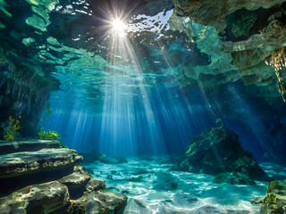 Obraz premium view of the sea