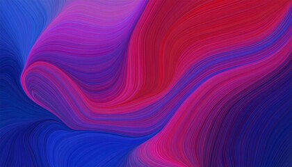 horizontal artistic colorful abstract wave background with royal blue moderate pink and very dark magenta colors can be used as texture background or wallpaper