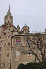 Blickm in die Altstadt von Sigmaringen auf der Schwäbischen Alb